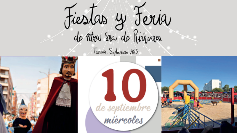 Tarancón celebra el 10 de septiembre sus fiestas con deporte, música y actos culturales