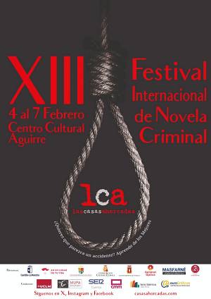 Cartel principal del Festival Internacional de Novela Criminal
