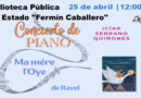 Concierto de piano en la Biblioteca de Cuenca con Icíar Serrano Quiñones este 25 de abril