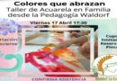 Un taller de acuarela en familia invita a descubrir el color desde la pedagogía Waldorf en Cuenca
