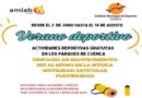 El martes 2 de junio vuelve el Verano Deportivo del Ayuntamiento de Cuenca