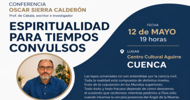 La conferencia “Espiritualidad para tiempos convulsos” llega a Cuenca con Óscar Sierra Calderón