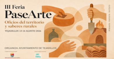 Consulta la programación de la III Feria PaseArte de Tejadillos, la gran cita con la artesanía, la memoria y los saberes rurales