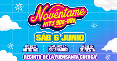 Novéntame Hits 90s-00s vuelve a Cuenca con David Civera, King África, Las Ketchup y más de 20 artistas Novéntame Hits 90s-00s vuelve a Cuenca con David Civera, King África, Las Ketchup y más de 20 artistas