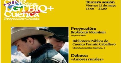 Brokeback Mountain y los “amores rurales” protagonizan una nueva sesión del Cinefórum LGTBIQ+ de Cuenca Brokeback Mountain y los “amores rurales” protagonizan una nueva sesión del Cinefórum LGTBIQ+ de Cuenca