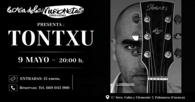 Tontxu llega a Palomera: concierto en la Casa de las Marionetas el 9 de mayo