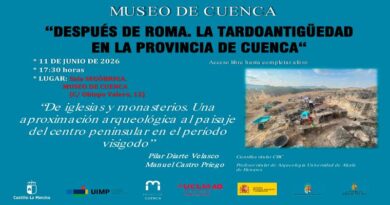 El Museo de Cuenca acogerá una conferencia sobre iglesias y monasterios en el período visigodo