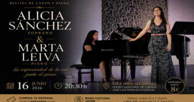 La voz de Alicia Sánchez y el piano de Marta Leiva se unen en el Auditorio de Cuenca La voz de Alicia Sánchez y el piano de Marta Leiva se unen en el Auditorio de Cuenca