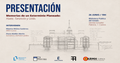 La Biblioteca Pública de Cuenca acoge la presentación de ‘Memorias de un exterminio planeado’