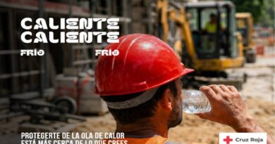 La campaña frente al calor de Cruz Roja incluye recomendaciones especiales a las personas que trabajan al aire libre