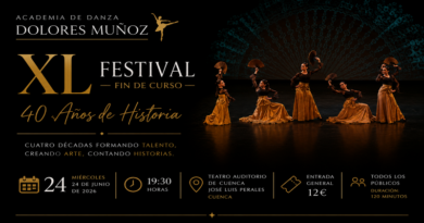 La Academia de Danza Dolores Muñoz celebrará su 40 aniversario con una gran gala en el Auditorio de Cuenca