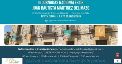 Beteta celebrará las III Jornadas Nacionales Juan Bautista Martínez del Mazo del 3 al 5 de julio