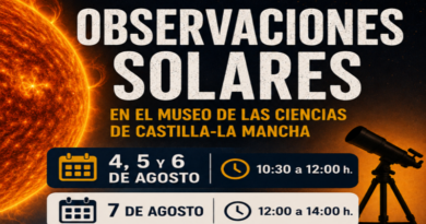 El Museo de las Ciencias programa cuatro jornadas de observación solar y dedica ‘El cielo del mes’ a las Perseidas y los eclipses El Museo de las Ciencias programa cuatro jornadas de observación solar y dedica ‘El cielo del mes’ a las Perseidas y los eclipses