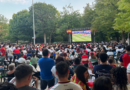 El Ayuntamiento de Cuenca volverá a instalar una pantalla gigante este martes en el Parque de Santa Ana