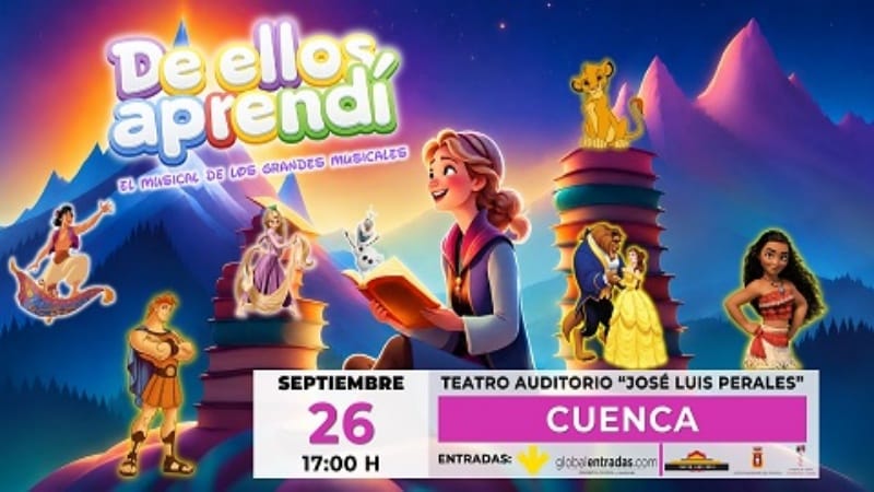 El musical familiar «De ellos aprendí» llega al Teatro Auditorio de Cuenca el 26 de septiembre