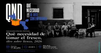 Villanueva de la Jara inaugura el festival QND con una velada de arte y conversación al fresco
