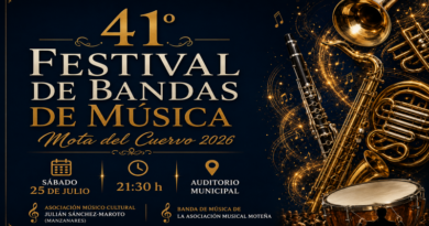 Mota del Cuervo celebra la 41ª edición de su Festival de Bandas de Música