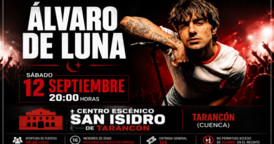 Álvaro de Luna actuará en Tarancón con un concierto lleno de emoción y grandes éxitos