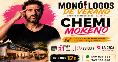 Chemi Moreno lleva su humor irónico a La Ceca de Cuenca el 31 de julio