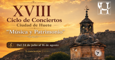 Huete celebra el XVIII Ciclo de Conciertos ‘Música y Patrimonio’ con cinco propuestas entre julio y agosto Huete celebra el XVIII Ciclo de Conciertos ‘Música y Patrimonio’ con cinco propuestas entre julio y agosto