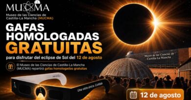 El Museo de las Ciencias de Castilla-La Mancha (MUCMA) repartirá gafas homologadas gratuitas para disfrutar del eclipse de Sol del 12 de agosto