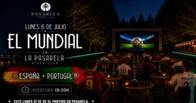 La Pasarela River Club proyecta el España-Portugal con entrada gratuita y apertura desde las 19:30 horas La Pasarela River Club proyecta el España-Portugal con entrada gratuita y apertura desde las 19:30 horas