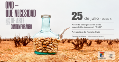 Villanueva de la Jara inaugura la exposición QND con una actuación de Natalia Ruiz Villanueva de la Jara inaugura la exposición QND con una actuación de Natalia Ruiz
