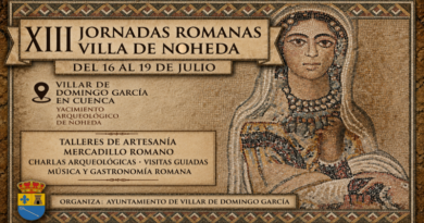 Las XIII Jornadas Romanas de Noheda llenarán Villar de Domingo García de historia, teatro y gastronomía del 16 al 19 de julio Las XIII Jornadas Romanas de Noheda llenarán Villar de Domingo García de historia, teatro y gastronomía del 16 al 19 de julio