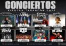 Ya están a la venta las entradas para los conciertos de las Fiestas de Tarancón 2026