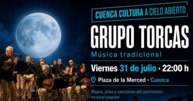 El Grupo Torcas lleva la música tradicional conquense a la Plaza de la Merced