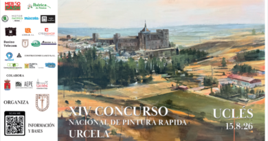 Uclés acoge el XIV Certamen Nacional de Pintura Rápida Urcela Uclés el 15 de agosto de 2026 