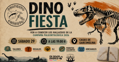 Casas de Garcimolina celebrará una Dino Fiesta para toda la familia