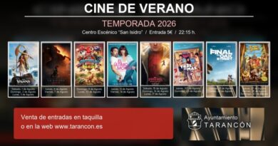 El Cine de Verano continúa durante el mes de Agosto
