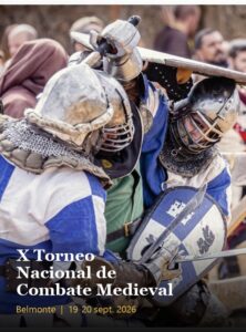 Duelo de combate medieval en el Castillo de Belmonte