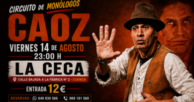 Caoz llevará su humor colombiano a La Ceca de Cuenca el 14 de agosto