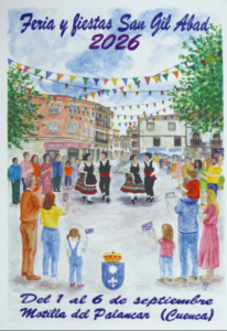 Cartel Feria y Fiestas San Gil Abad 2026 Motilla del Palancar
