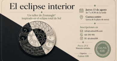 Un taller de Zentangle® inspirado en el eclipse  total de Sol del 12 de agosto 
