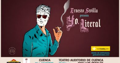 Entradas ya a la venta para el nuevo monólogo de Ernesto Sevilla ‘Yo, Literal’ en el Teatro Auditorio de Cuenca