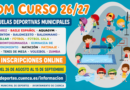 El Ayuntamiento inicia el plazo de preinscripción para las Escuelas Deportivas Municipales