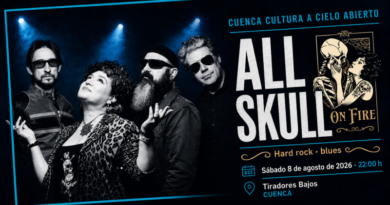 All Skull llevará su hard rock a Tiradores Bajos dentro de Cuenca Cultura a Cielo Abierto