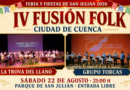 El IV Fusión Folk reúne en Cuenca al Grupo Torcas y La Trova del Llano