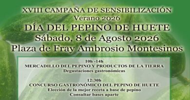 Huete reivindica la identidad de su huerta con una nueva edición del Día del Pepino
