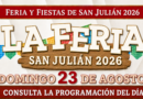 San Julián 2026: programación completa del domingo 23 de agosto en Cuenca