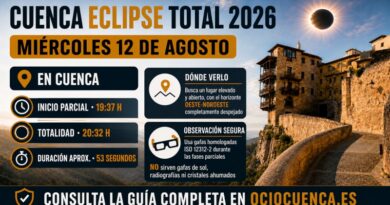 Eclipse solar total en Cuenca: horarios, lugares y consejos para observarlo con seguridad este 12 de agosto
