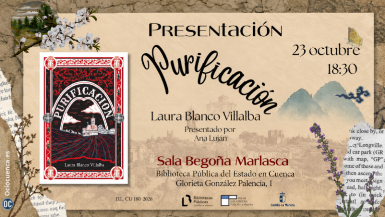 Laura Blanco Villalba presenta en Cuenca su novela «Purificación»