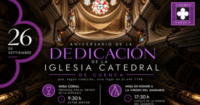 La Catedral de Cuenca celebra el aniversario de su Dedicación este sábado 26 de septiembre