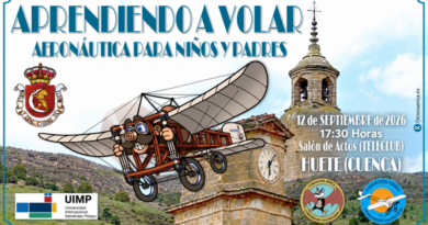 Huete invita a descubrir el mundo de la aeronáutica con «Aprendiendo a volar»