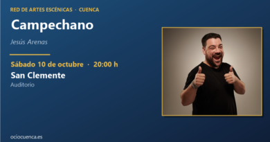 Jesús Arenas lleva su monólogo «Campechano» a San Clemente el 10 de octubre