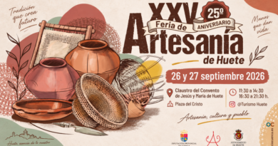 La XXV Feria de Artesanía de Huete celebra su 25º aniversario el 26 y 27 de septiembre La XXV Feria de Artesanía de Huete celebra su 25º aniversario el 26 y 27 de septiembre