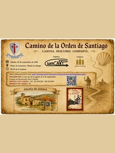 Cartel del I Camino de la Orden de Santiago